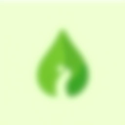 Feuille verte avec icône empreinte carbone