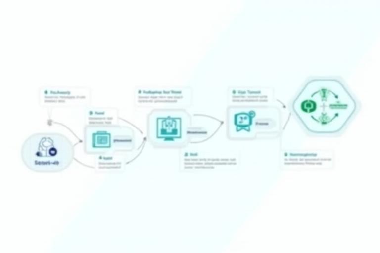 Schéma illustrant le cycle de vie du projet RH Meridian